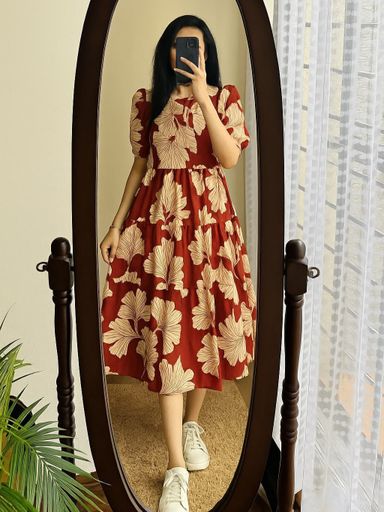 Beautiful Cotton middi | Code M185 ST