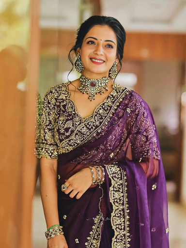 Beautiful Jimichu satin saree | Code AS540 GH