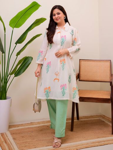 Beautiful pure cotton Co-ord set | Code KD175 ST