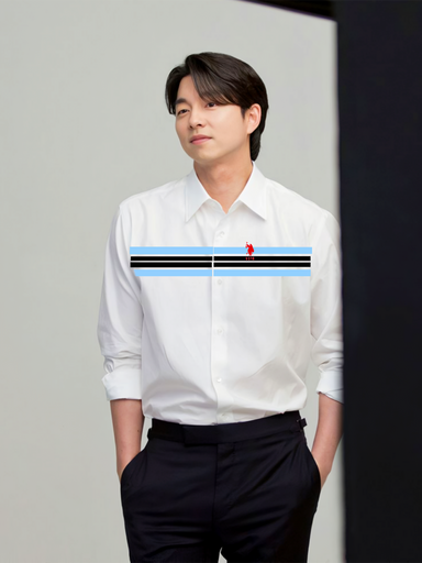 U.S POLO Party wear Black & White shirt | Code S430 DK