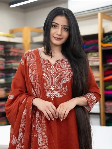 Beautiful Heavy Cotton kurti set | Code K385 ST, SJF