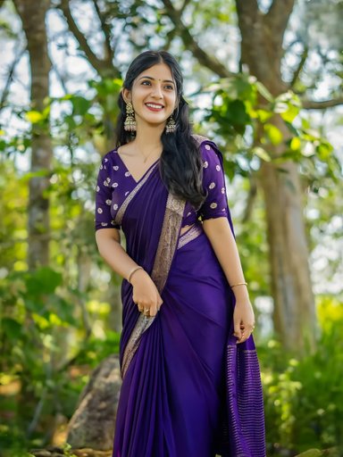 Pure viscose Georgette saree | Code AS554 GH, TK