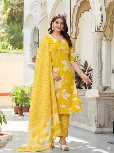 Heavy Cotton beautiful Kurti set | Code K394 ST