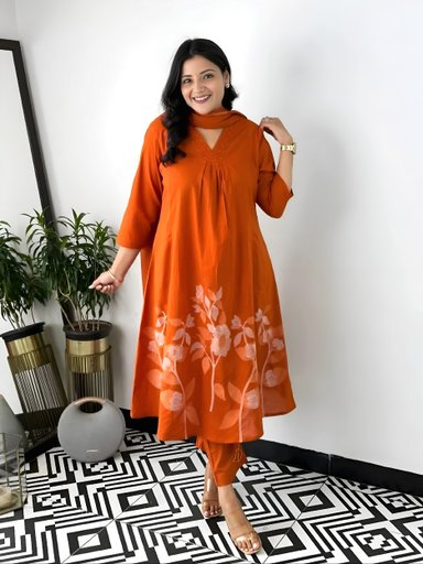Trending Beautiful pure cotton kurti set | Code K398 ST