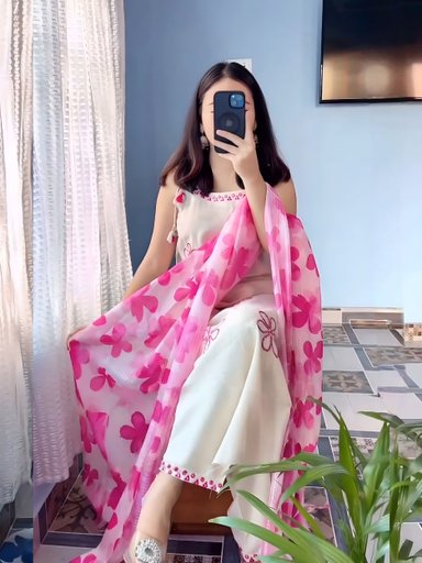 Trending embroidery work kurti set | Code K399 JFB