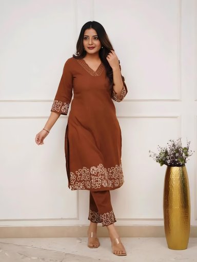 Trending pure cotton coord set | Code KD181 RY