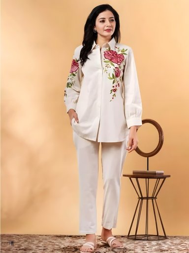 Most trending premium Khadi cotton Coord set | Code KD195 JFB
