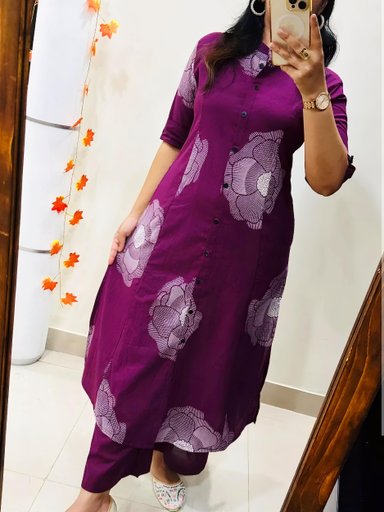 Beautiful pure mul cotton Aline Coord set | Code KD200 ST