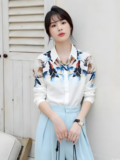 Amelia Floral Shirt | Code W100 NK