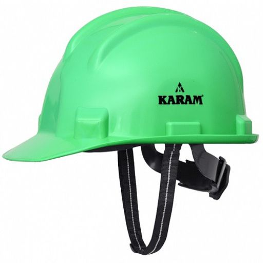 Karam PN521 Ratchet Type Green Safety Helmet – Durable & Reliable Head Protection