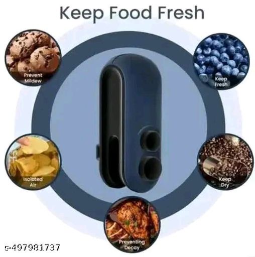 Portable Mini Sealing Machine, Handheld Packet Sealer for Food