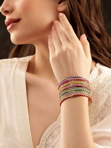  Multicoloured Sleek Versatile Bangles