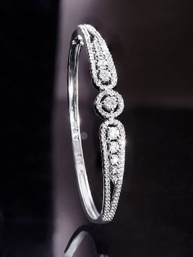 Rhodium Plated Classy Bracelet
