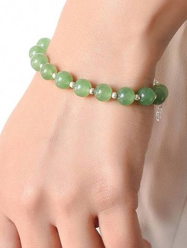 Green Silver Bracelet