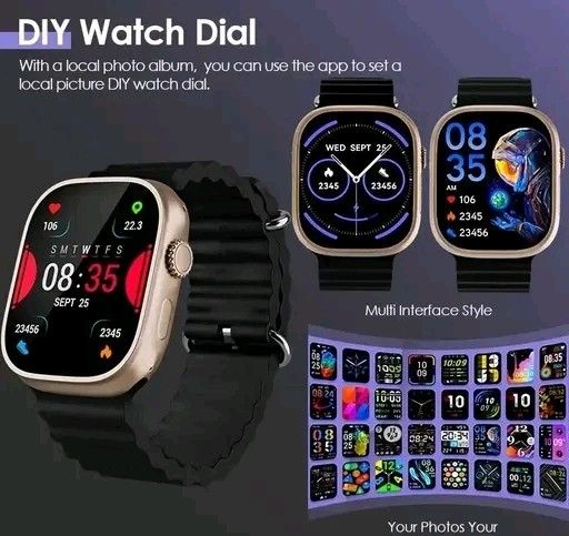 Smartwatch with DIY Watch Dial – Customize Your Style!