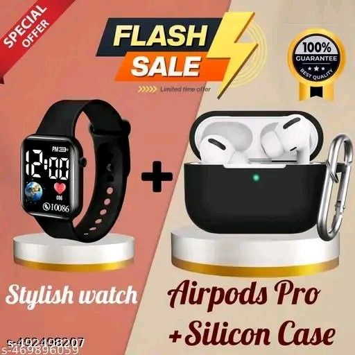 Wireless TWS Bluetooth Ear buds with Free Protective Case (black) | High-Quality Sound | Long Battery Life | Touch Control Ear buds
