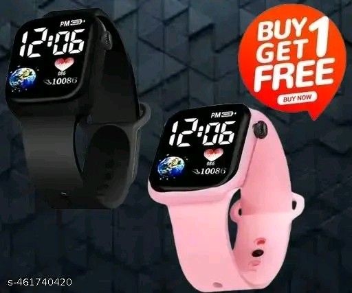 Watch, kids digital watch For Boys & Girls, LED band for kids, boys and girls, latest digital watch for kids boy and girl