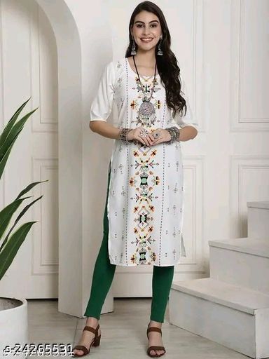 Stylish Women Crepe Digital Print Straight Kurta