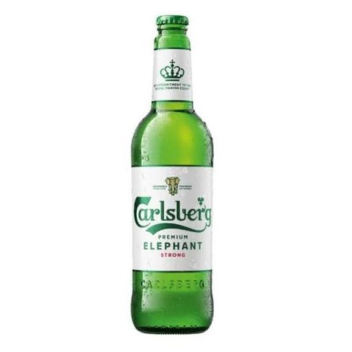 Carlsberg Premium Elephant Danish Pilsner Beer Bottle