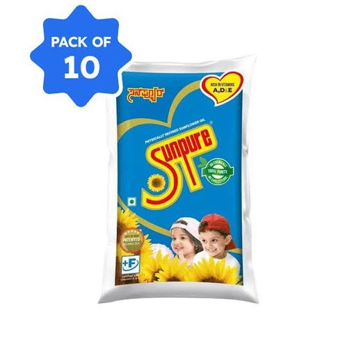 Sun Flower oil Pack of 10  