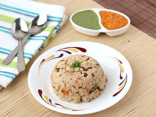 Upma with Vegetables.