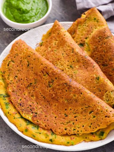 Besan Cheela.                    Desi Ghee.