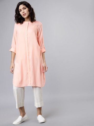 Coloured Solid Tunic
