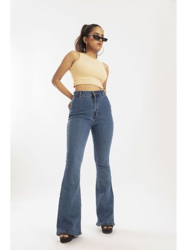 High Rise Flare Bootcut Jeans