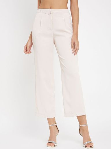 Women Off White Trouser