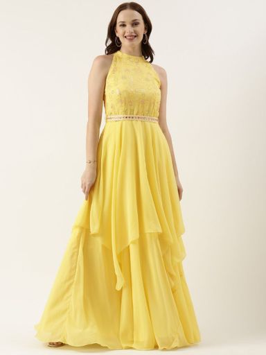 Embroidered Handkerchief Dress