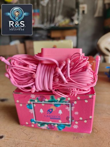 40 Pixel String Decorative Led Lights | 5MM Bulb 11 Meter Cooper Wire | (Pack of 1 ) | Pink Colour