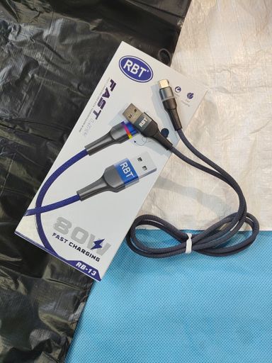 RBT TYPE - C 80WATT⚡FAST CHARGING CABLE [RB-13]