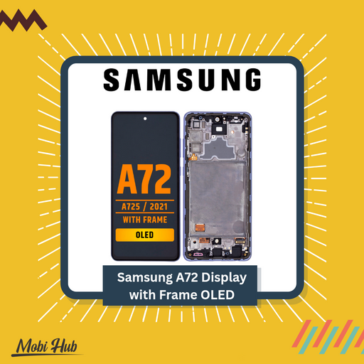 Samsung A72 Display with Frame OLED