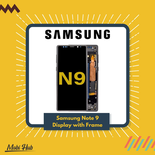 Samsung Note 9 Display with Frame