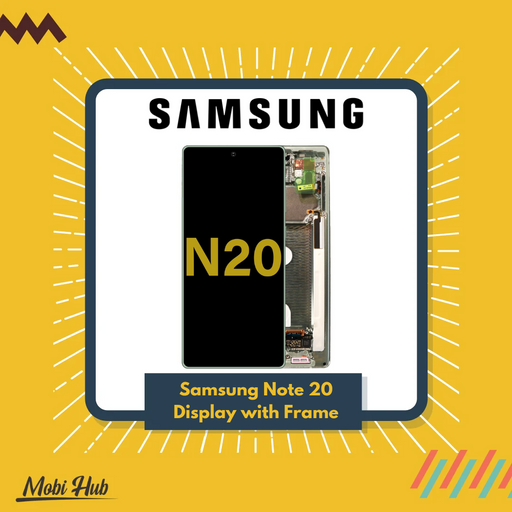 Samsung Note 20 Display with Frame