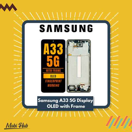 Samsung A33 5G Display with Frame OLED