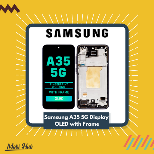 Samsung A35 Display with Frame OLED