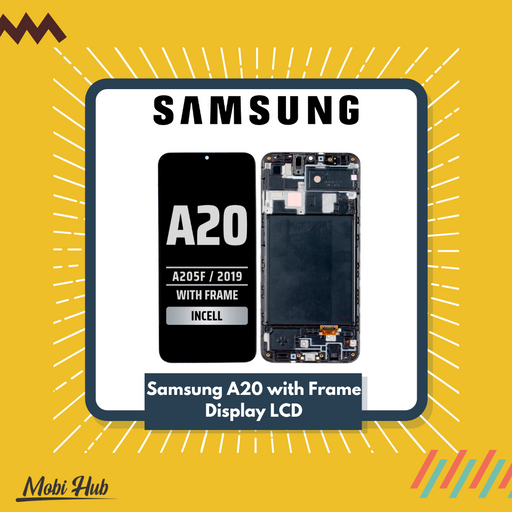 Samsung A20 Display with Frame LCD