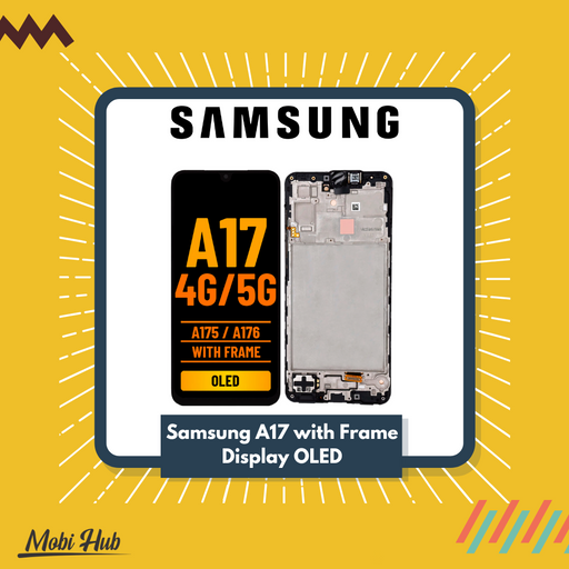 Samsung A17 Display with Frame OLED