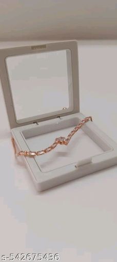 rose gold plated bracelet for womens 