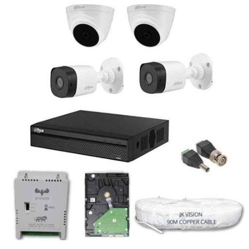 DAHUA 4 CHANNEL FULL SET 