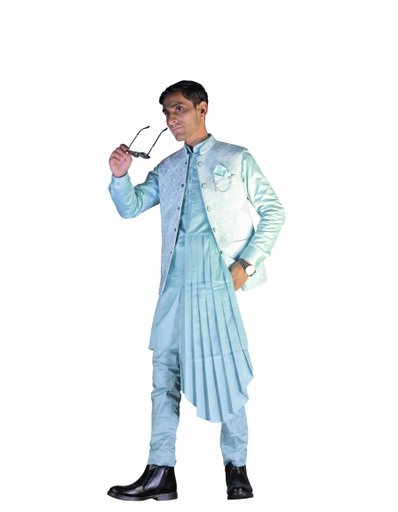 kurta pant sadri combo 