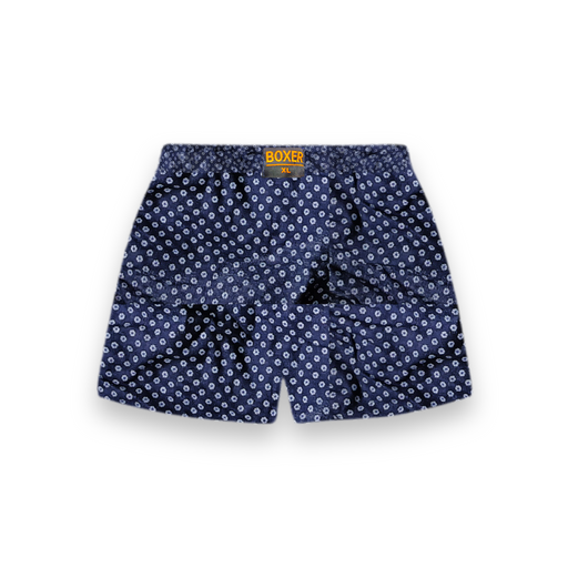 Blue Colour Men's Regular Fit Cotton Printed Boxer Short (XL Size)