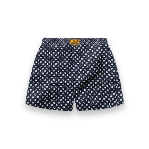 Dark Blue Colour Men's Regular Fit Cotton Printed Boxer Short (XL Size)