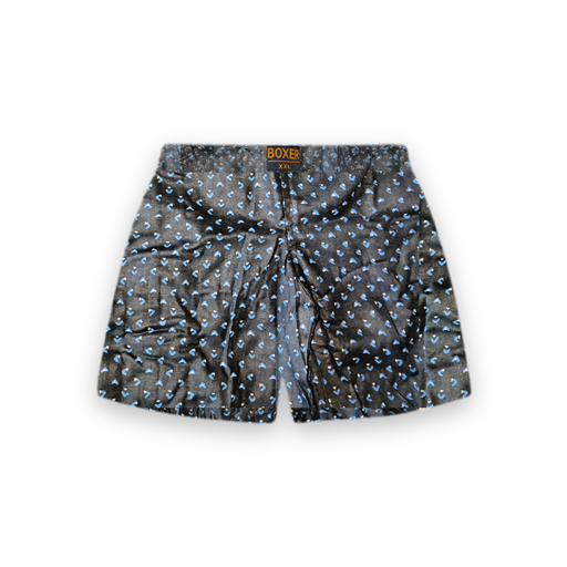 Midnight Blue Colour Cotton Printed Boxer Short For Men's (Size: XXL)