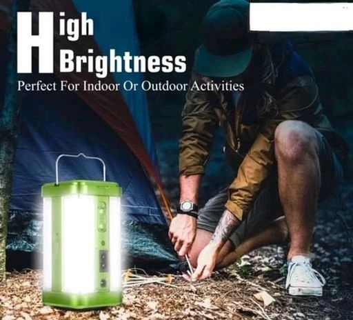 4 Tubes 80 Watts 360 Degree Extra Bright Lantern with Solar & Electric Charging Long Backup Rechargeable Emergency Lights!
