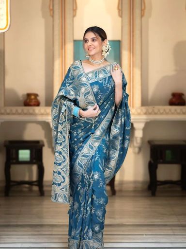 Woven Banarasi silk Saree 