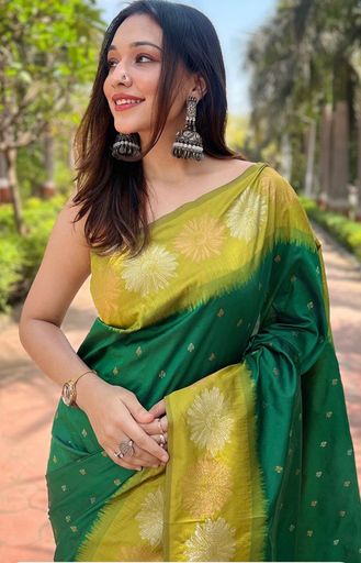 Woven Kanjivaram Silk Saree 