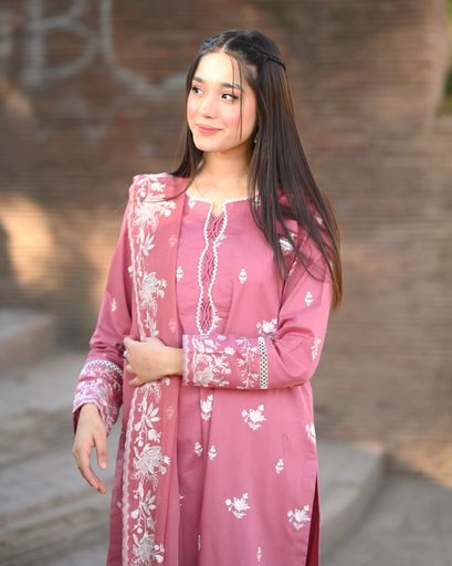 Blush Petal Embroidered Kurta Set