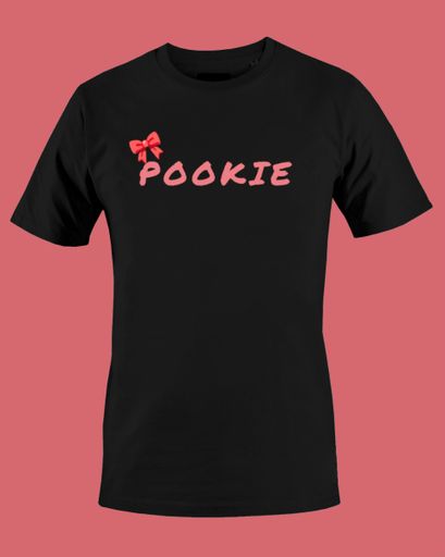 Black pookie tshirt for boy and girl 